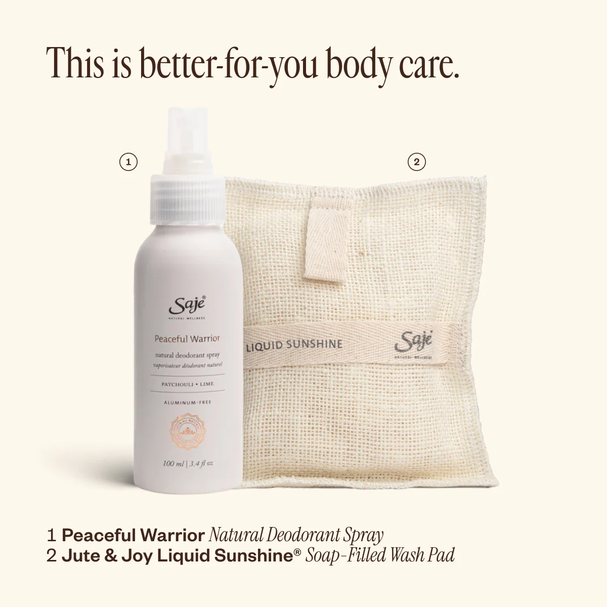 Peaceful Warrior Deodorant & Liquid Sunshine® Jute & Joy - Image 3